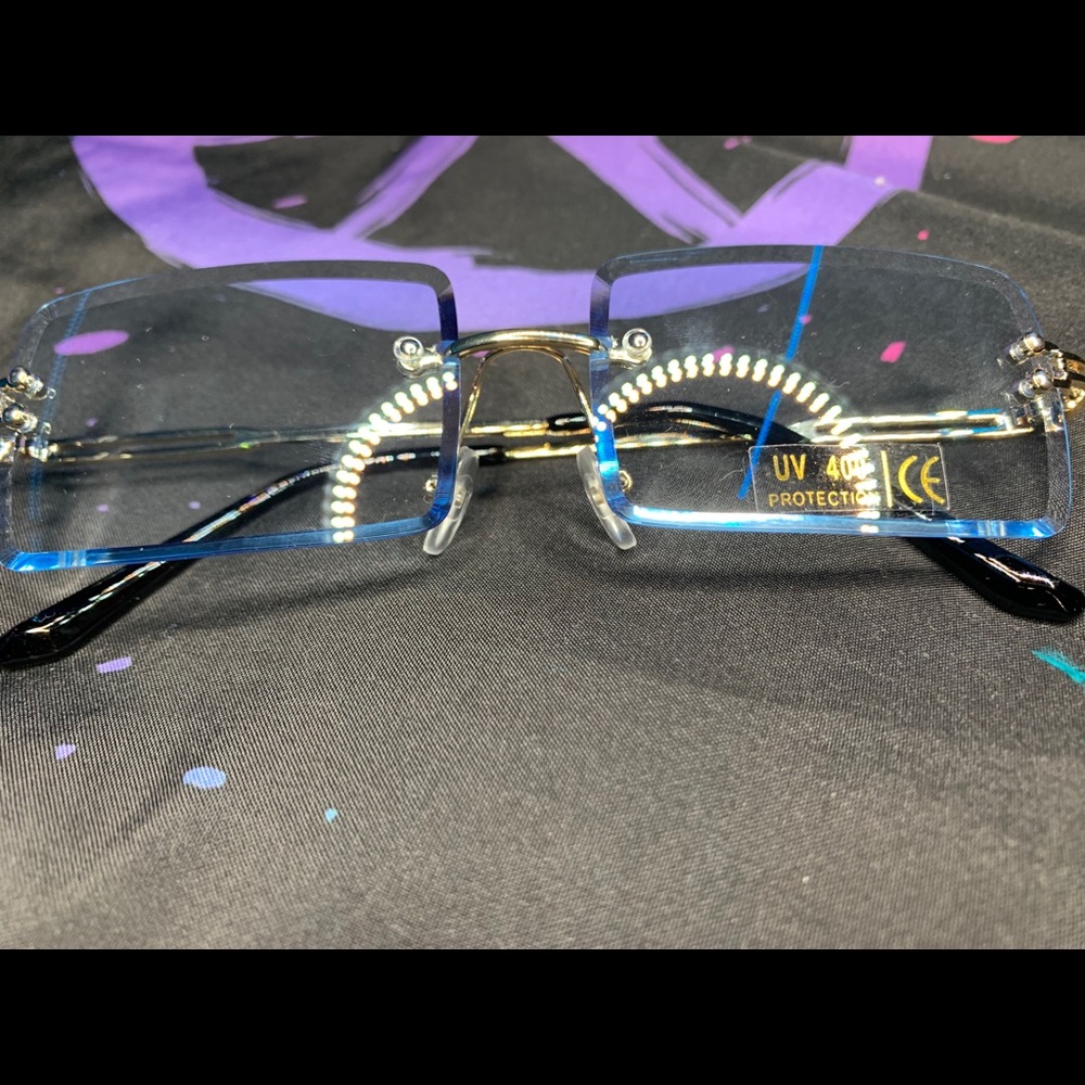 Small Rectangular Glasses
